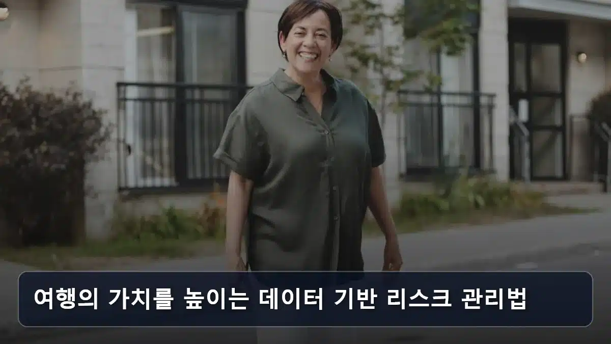 여행의 가치를 높이는 데이터 기반 리스크 관리법 관련 이미지