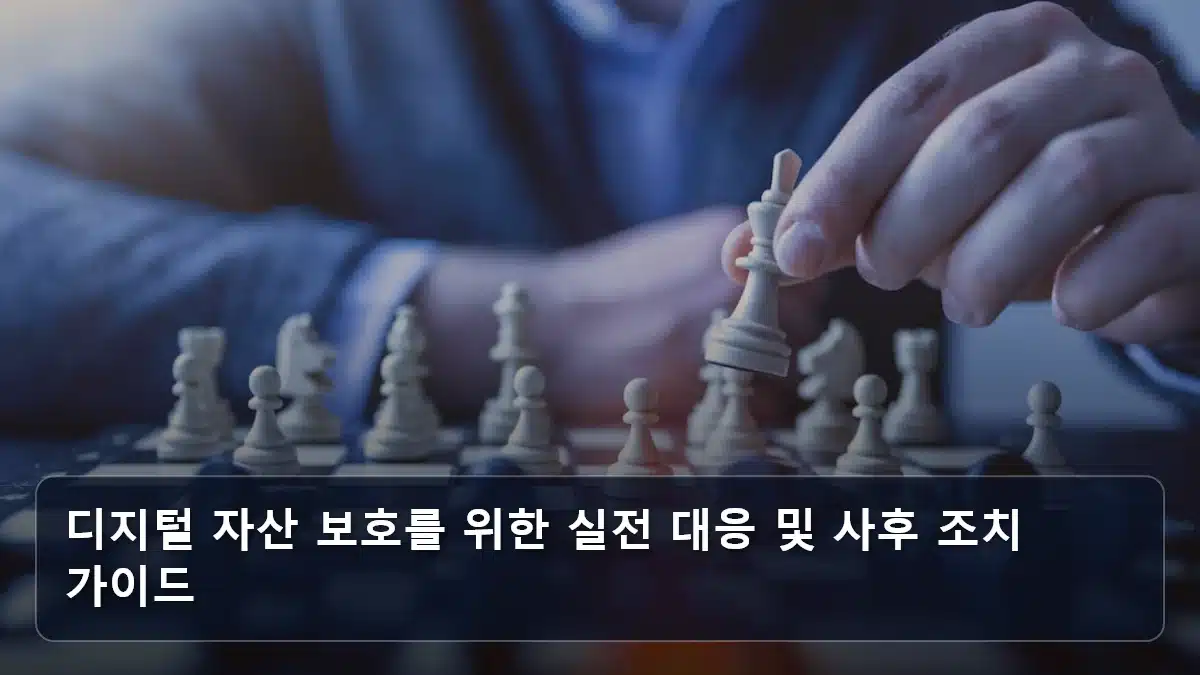 디지털 자산 보호를 위한 실전 대응 및 사후 조치 가이드 관련 이미지