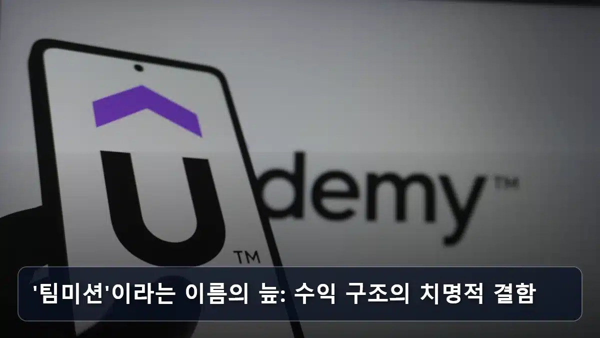 '팀미션'이라는 이름의 늪: 수익 구조의 치명적 결함 관련 이미지