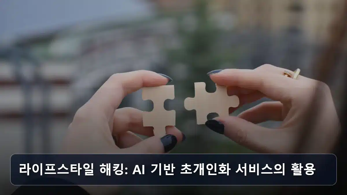 라이프스타일 해킹: AI 기반 초개인화 서비스의 활용 관련 이미지