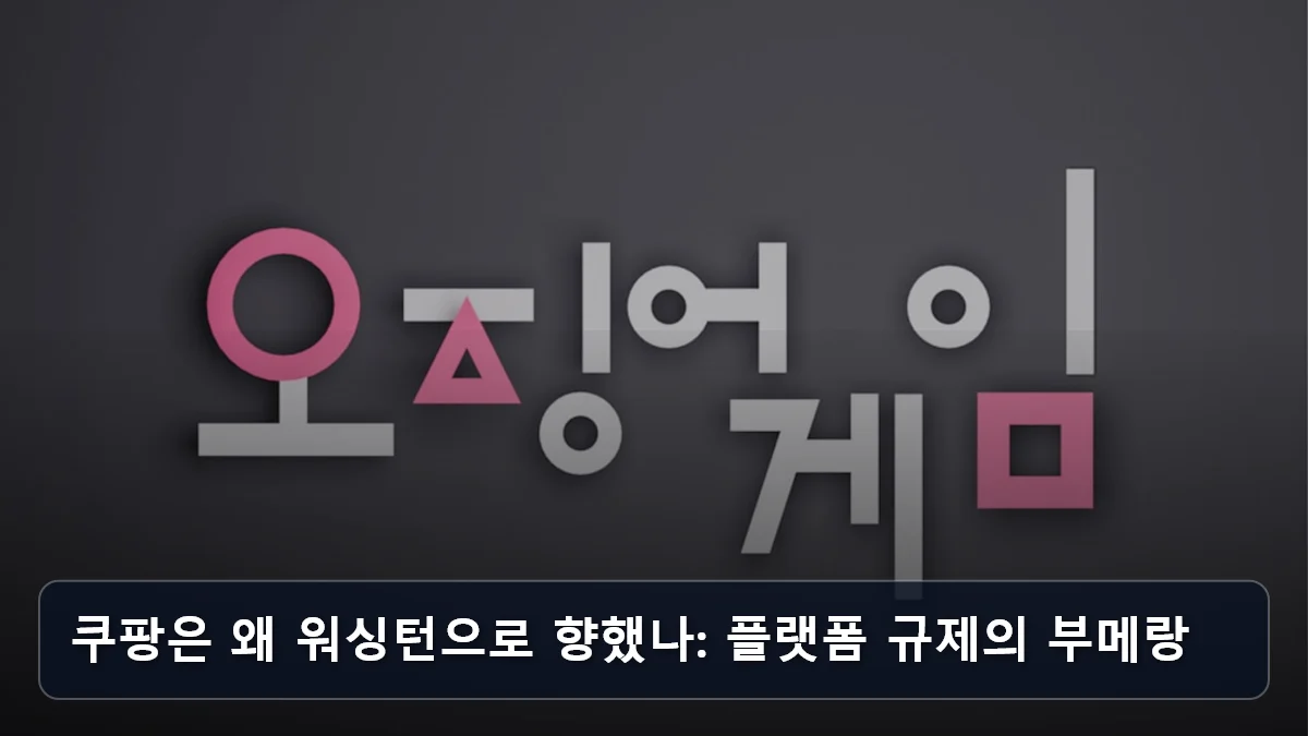 쿠팡은 왜 워싱턴으로 향했나: 플랫폼 규제의 부메랑 관련 이미지