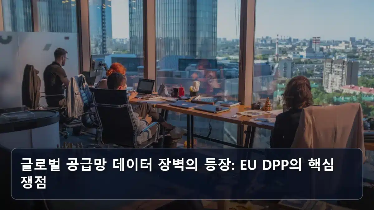 글로벌 공급망 데이터 장벽의 등장: EU DPP의 핵심 쟁점 관련 이미지