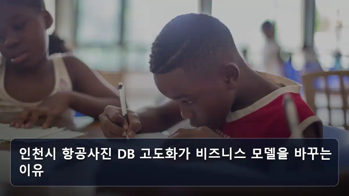 인천시 항공사진 DB 고도화가 비즈니스 모델을 바꾸는 이유 관련 이미지