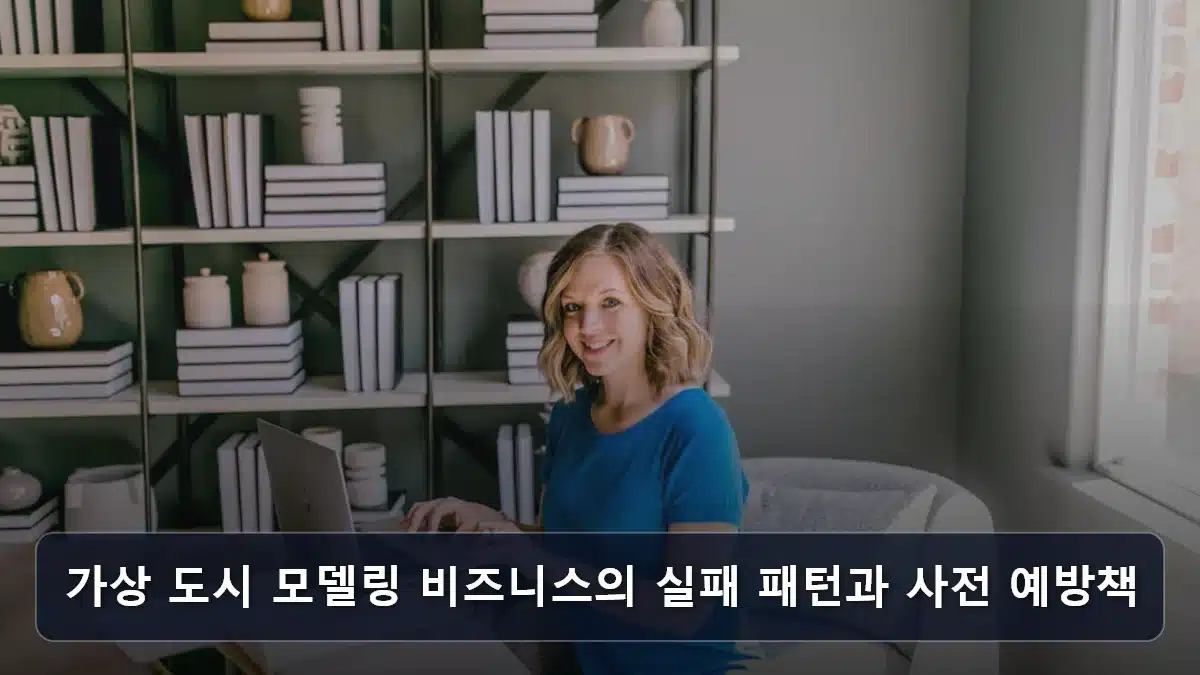 가상 도시 모델링 비즈니스의 실패 패턴과 사전 예방책 관련 이미지